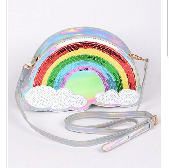 Holographic Sequin 🌈Clutch Bag🌈 NWT - Picture 2 of 5
